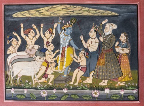 Fine indian antique miniature - indian,